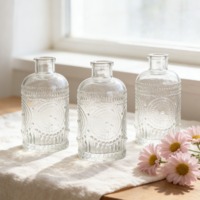Vase en verre hydroponique moderne et simple, créatif, de luxe léger, pour salon, table à manger, décoration florale de mariage