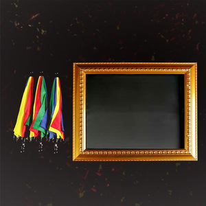 Cadre photo magique transformable en <span class=keywords><strong>parapluie</strong></span> pour spectacles commerciaux ou réunions annuelles – Comprend 3 parapluies - Product Image 1