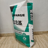 La Chine fabricant 25kg 50kg Ad Star PP Valve sacs de sac tissé en ciment sac de ciment Lafarge sac de ciment