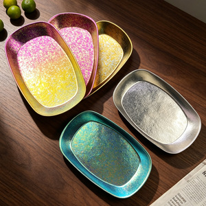 Ensemble d'assiettes de camping en titane, plateau ovale ultraléger pour randonnée en plein air, vaisselle portable, assiette à pâtes et salade - Product Image 2