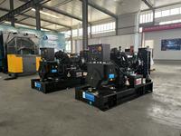 Offener Typ 30kVA 50kVA 75kVA Wasserkühlung 3-Phasen 380V Abwasserbehandlung Dieselgenerator-Set mit Motor