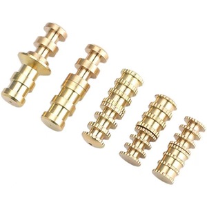 Xinjunye - Broches de guidage en cuivre pur, finition Or sablé 01, axe central pivotant, accessoires de quincaillerie - Product Image 1