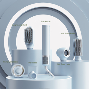 ไดร์เป่า<span class=keywords><strong>ผม</strong></span> WESHCAN 1200W ความเร็วสูง 5-in-1 พร้อมหวีแปรง<span class=keywords><strong>ผม</strong></span>แบบตรง ลูกกลิ้ง สำหรับใช้ในโรงแรม ท่องเที่ยว - Product Image 2