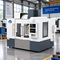 Centre d'usinage vertical CNC haute performance pour la fabrication de pièces et de moules en acier, aluminium et métal