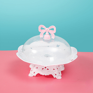 ชั้นวางเค้กวิคตอเรียนแบบวินเทจ 3 ชั้น <span class=keywords><strong>พ</strong></span>ร้อมเสาโลหะ สำหรับเสิร์ฟ<span class=keywords><strong>คั</strong></span><span class=keywords><strong>พ</strong></span><span class=keywords><strong>เค้ก</strong></span>ในงานน้ำชายามบ่ายสไตล์อังกฤษ - Product Image 3