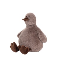 Dessin animé canard colvert en peluche peluche oreiller jouets réaliste couché vert caneton en forme de poupées Chubby blanc canard peluches