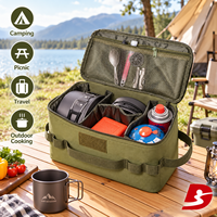 Sac de rangement pour pique-nique et camping en plein air, résistant à l'eau, en tissu Oxford, personnalisable en gros, avec séparateurs, moins de 20L, MOQ 300 pièces, certifié CE