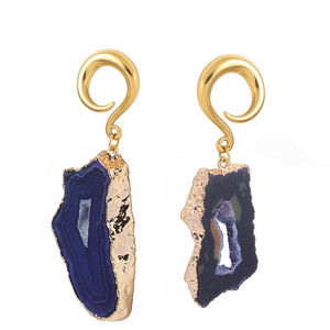 Evorte <span class=keywords><strong>Piercing</strong></span> Personalizzati all'Ingrosso in <span class=keywords><strong>Acciaio</strong></span> <span class=keywords><strong>Chirurgico</strong></span> 316L con Opale per Bambini, Tunnel e Plug per Orecchie, Naso e Lingua - Product Image 2