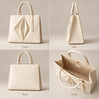 Sac hobo en cuir lisse avec logo personnalisé pour femmes, grande capacité, sac à main, sac à bandoulière, fabricant OEM ODM, marque privée