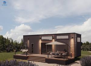 Casas Prefabricadas Modernas Maisons modulaires Petite maison préfabriquée <span class=keywords><strong>de</strong></span> luxe pour l'extérieur Maison personnalisée <span class=keywords><strong>Chalet</strong></span> <span class=keywords><strong>de</strong></span> mer facile à expédier - Product Image 3