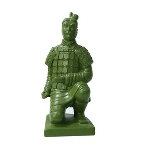 Harz-Figurine/Statue von Qin Shihuang Terrakotta-Krieger und Pferde als Souvenir Harz-Bauwerk Reise-Souvenir-Geschenk