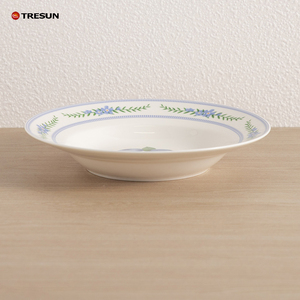 Fabricante chino de cerámica, juego de vajilla de porcelana de cerámica con diseño de uva morada, 16/18 piezas, elegante, estilo nórdico, con calcomanía personalizada, muestra OEM. - Product Image 5