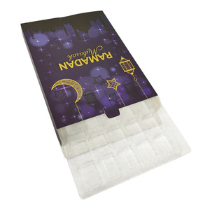 Boîte cadeau en papier personnalisée pour calendrier de l'Aïd el-Fitr, calendrier de l'Avent sensoriel pour jouets, pour emballer le chocolat, les cosmétiques, les bijoux - Product Image 5