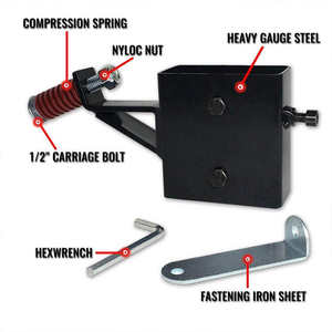 Système de support mural durable pour jouet lance-pierre de loisir, kit de montage facile à installer - Product Image 4