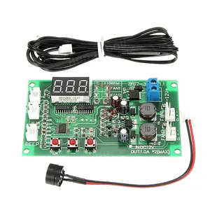 DC 12V Spannungs regler 2CH PWM Digital DC Motor Drehzahl regler Regler Lüfter Thermostat Temperatur regler NTC Sensor