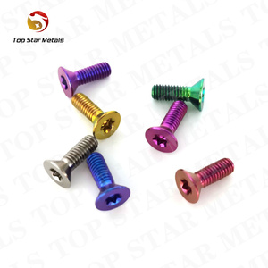 Titst <span class=keywords><strong>Allen</strong></span> Sleutel Platte Verzonken <span class=keywords><strong>Titanium</strong></span> Bout M 4X12Mm/15Mm Verzonken Zeshoek Socket <span class=keywords><strong>Titanium</strong></span> Schroef Voor Fiets Drop Shipping - Product Image 5
