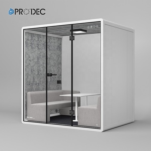 Cách âm trong nhà di động không gian làm việc văn phòng Pod cuộc họp làm việc vỏ điện thoại nghiên cứu cabin gian hàng để bán - Product Image 6
