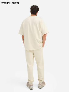 Fabricante de Ropa Ecológica, Camiseta Extra Grande Personalizada para Hombre, Algodón Orgánico Grueso, Corte Relajado - Product Image 4