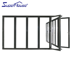 Superhouse, Primera Fabricante China <span class=keywords><strong>de</strong></span> Puertas Plegables <span class=keywords><strong>de</strong></span> Esquina Resistentes a Huracanes en Florida, Miami <span class=keywords><strong>NOA</strong></span> NFRC U 0.2 AS2047 con Rotura <span class=keywords><strong>de</strong></span> Puente Térmico - Product Image 5