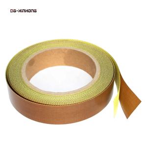 2- Linered isıya dayanıklı Anti yapışkan kahverengi PTFE kaplı fiberglas cam bez serbest bırakma astarı ile silikon tutkal yapışkan bant - Product Image 1