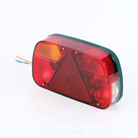 Feu arrière de remorque Emark, fonction combinée, feu stop arrière rouge, clignotant avec triangle