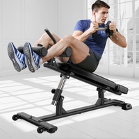 Banc de musculation professionnel pliable unisexe multifonctionnel pour exercices couchés, brûle-graisse, pour la maison et l'intérieur, chaise de fitness, banc individuel
