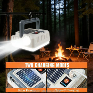 Linternas Solares Portátiles de Alta Calidad, Linterna de Camping Impermeable IP67, 5 Modos, para Huracanes, Senderismo, Cortes de Energía, 6-24 - Product Image 2