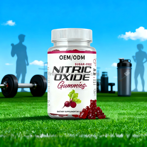 OEM/ODM fabrika kaynağı nitrik oksit pancar Gummies-enerji ve dolaşım desteği şekersiz Vegan pektin Gummies60 adet/şişe - Product Image 6