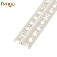 Revêtement d'habillage de mouvement de plancher perforé de profil de joint de dilatation flexible de PVC de 10mm pour le système de plancher en béton