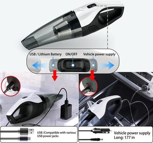Nouvel aspirateur de voiture sans fil portable à double système pour grossistes – Aspirateur sans fil pour voiture - Product Image 3