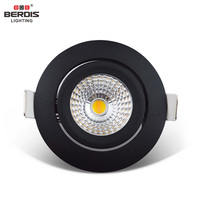 Spot LED étanche à intensité variable standard nordique pour salle de bain, lumière chaude, IP65