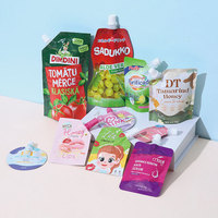 Offre Spéciale shampooing feuille d'aluminium savon liquide Stand Up Pouch pour crème capillaire Gel bec avec buse savon pour les mains recharge sac d'emballage