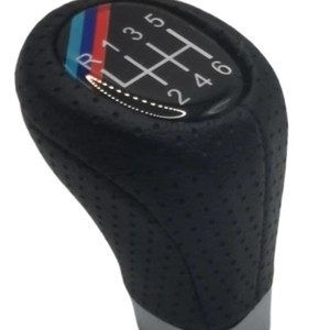 Chen Can Car Gear <b>Knob</b> Leather 5 6 Speed <b>Shift</b> Head For Bmw Modification Parts - Product Image 4
