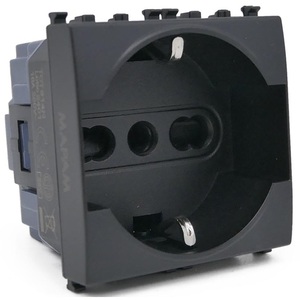 Enchufe Schuko 16A 250V Compatible con Vimar Ark - Product Image 1