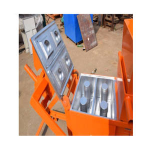 Máquina de fabricación de ladrillos para enclavamiento usando tierra de tierra Ladrillos de suelo y cemento para plantas de fabricación sin quemarse - Product Image 1