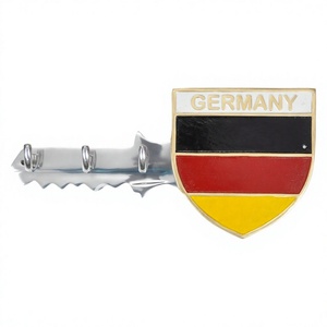 Customizable Key Design Wall <b>Hooks</b> & <b>Rail</b> for Key Cloth Holder Germany Flag <b>Hook</b> Decorative Office <b>Hooks</b> for Door & Wall - Product Image 1