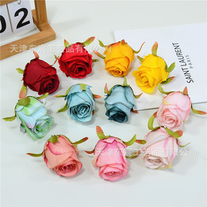 Têtes de fleurs en soie Dongchen Arts Crafts, décoration de mariage, centre de table pour la Saint-Valentin, style vintage personnalisable - Product Image 3