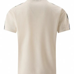 Camiseta de Verano 2024, Estilo Urbano, para Hombre, Personalizable, de Secado Rápido, Antiarrugas, Transpirable, con Contraste de Color - Product Image 2