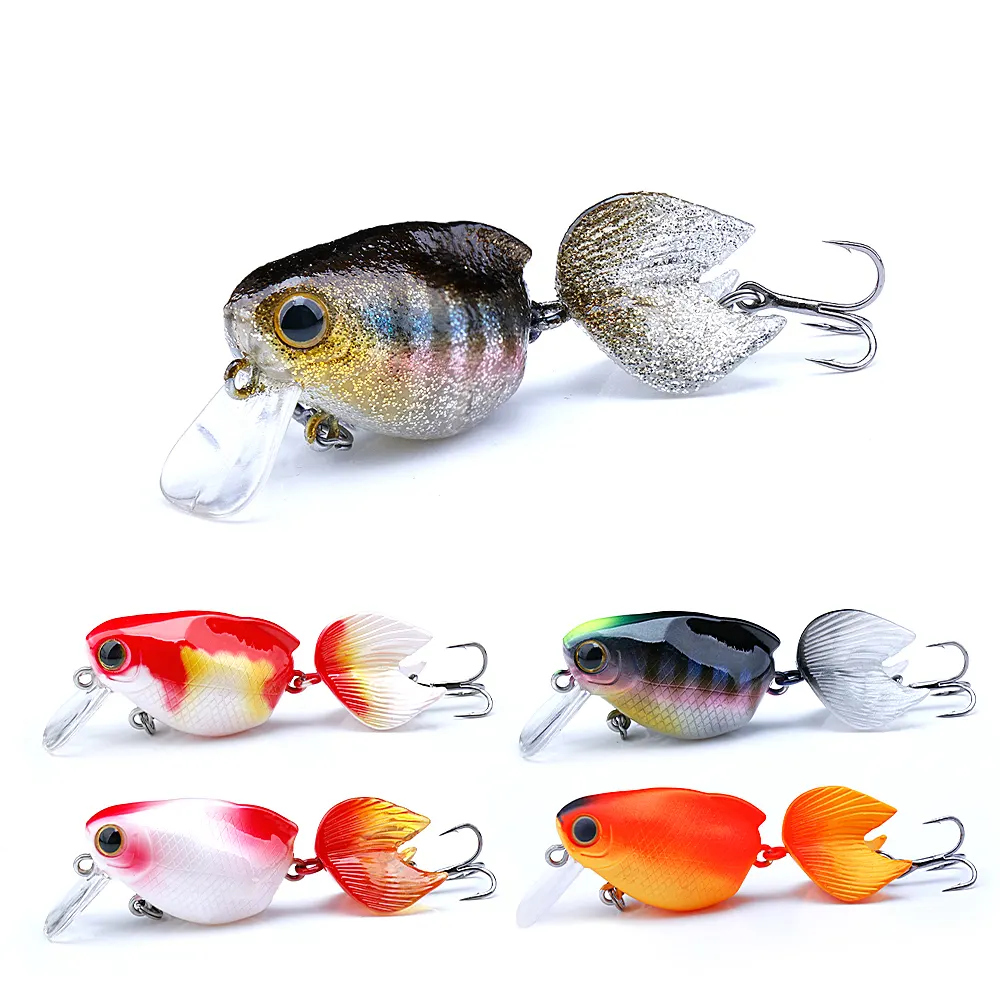 Appâts nageurs segmentés articulés de qualité supérieure vairon gros leurres 55mm 6.8g appâts nageurs en gros brochet wobbler