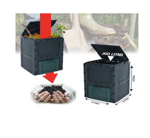 300L PLASTIC GARDEN COMPOSTER