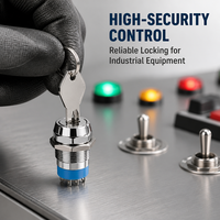 Interruptor de llave personalizable de alta calidad de 19mm y 2 o 3 posiciones