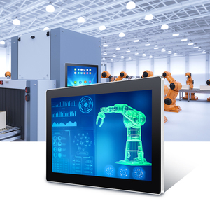 IP65 không thấm nước nhôm 10.4 15 21.5 27 inch Bảng điều chỉnh PC Wall Mount 1080P HD điện trở/cảm ứng điện dung màn hình công nghiệp màn hình - Product Image 1