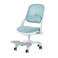 Chaise d'apprentissage pour enfants, chaise d'ordinateur, dossier en maille respirante, siège correcteur, sans accoudoirs