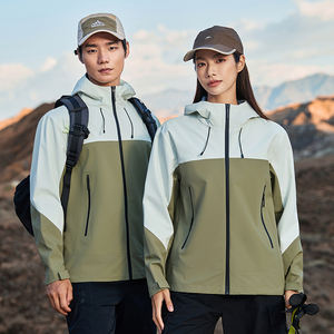 2024 ligero Delgado senderismo a prueba de viento impermeable cremallera Abrigo con capucha mujeres rompevientos - Product Image 5