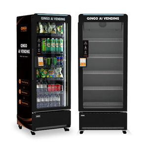 Qingo King 509 AI Vending Machine, 418L <b>Smart</b> Open Door Cooler, 240 Bottles, 6 Shelves - How Much is a Vending Machine - Product Image 1