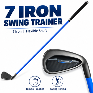 Entrenador de Swing de Golf de 7 Hierros para Hombres, Palo de Entrenamiento con Eje Flexible para Práctica de Lag, Tempo, Tiempo y Golpeo de Pelota - Product Image 1