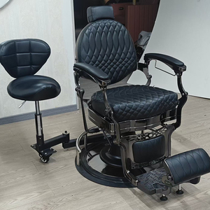 Silla de Barbero Profesional Giratoria 360°, Silla Integrada para Peluquero, Silla de Técnico, Taburete Giratorio para Salón de Belleza - Product Image 2