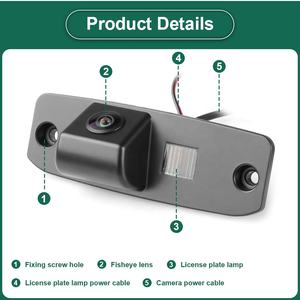 Telecamera Posteriore per Auto GreenYi 170 Gradi 1920*1080P per Hyundai Elantra/Sonata/Accent/Tucson/Terracan/<span class=keywords><strong>Kia</strong></span> Carens/<span class=keywords><strong>Opirus</strong></span>/Sorento - Product Image 4