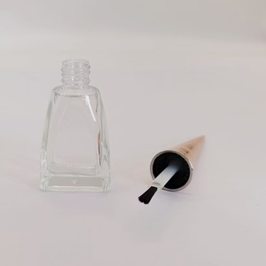 N1108 thủy tinh rỗng sơn móng tay chai với nhựa vít Cap hình dạng đặc biệt dập nóng & màn hình in ấn 13ml bàn chải Sealant - Product Image 5