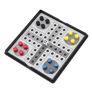 Kids Tabletop Magnetic Ludo <strong>Mini</strong> Travel Flying <strong>Chess</strong> Board Game <strong>Set</strong> - Product Image 3